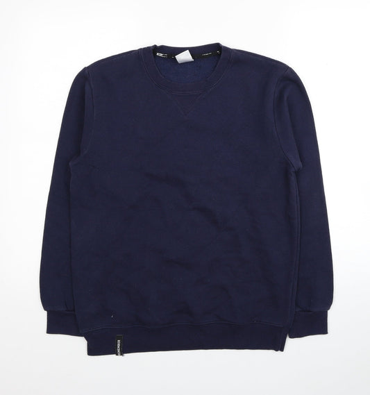 Record Mens Blue Polyester Pullover Sweatshirt Size S - Remember