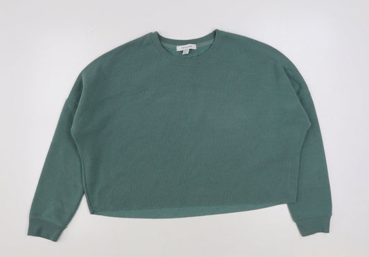 Primark Womens Blue Polyester Pullover Sweatshirt Size 10 Pullover