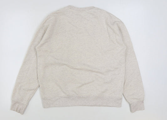 Marks and Spencer Womens Beige Cotton Pullover Sweatshirt Size XS Pullover - Tweety
