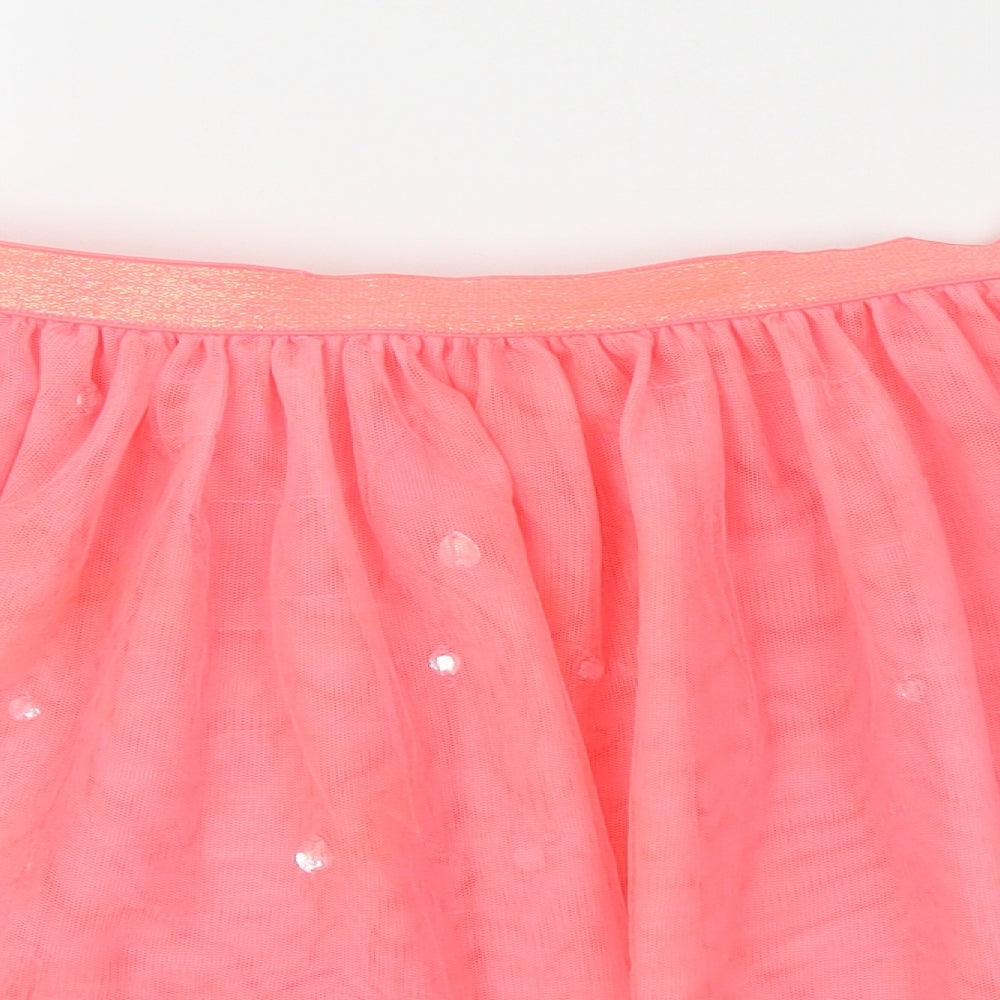 Gap Girls Pink 100% Polyester Tutu Skirt Size 10-11 Years Regular - Diamante