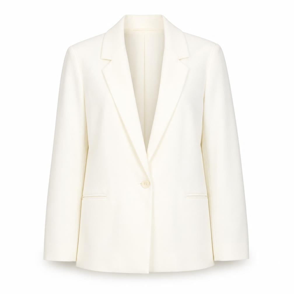 St Michael Womens Silver Jacket Blazer Size 12 Button