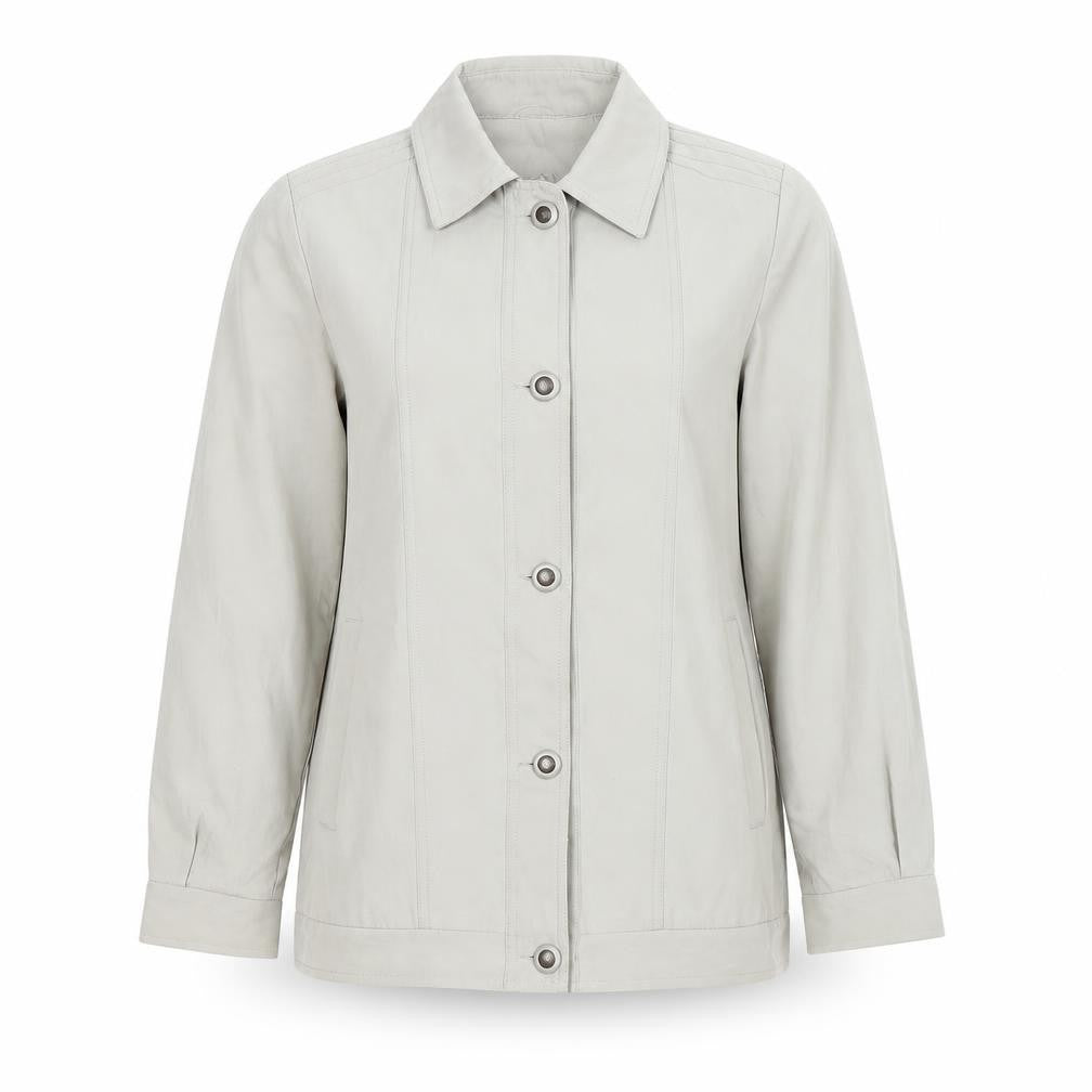 Klassik Womens Beige Jacket Size 10 Button