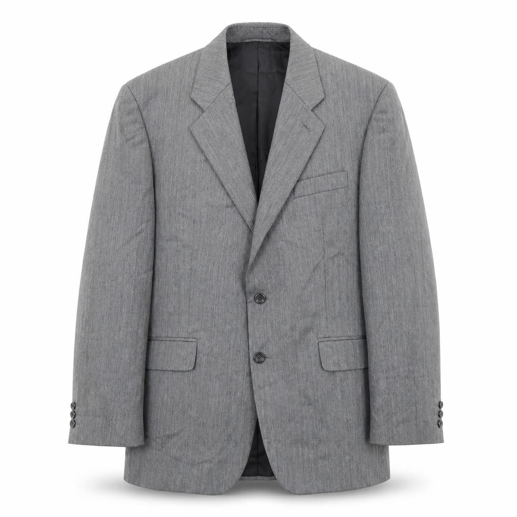 Burton Mens Grey Polyester Jacket Suit Jacket Size 44 - Outer Pockets