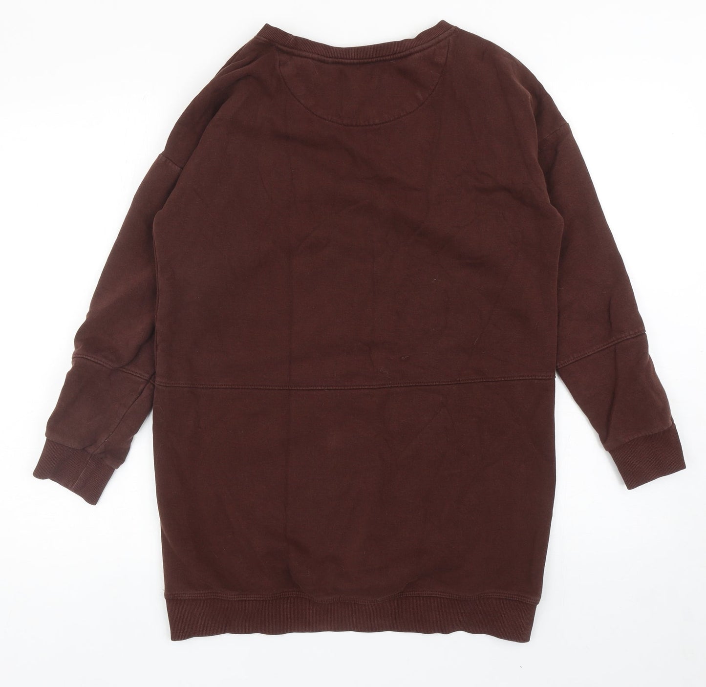 NEXT Womens Brown Cotton Pullover Sweatshirt Size S Pullover