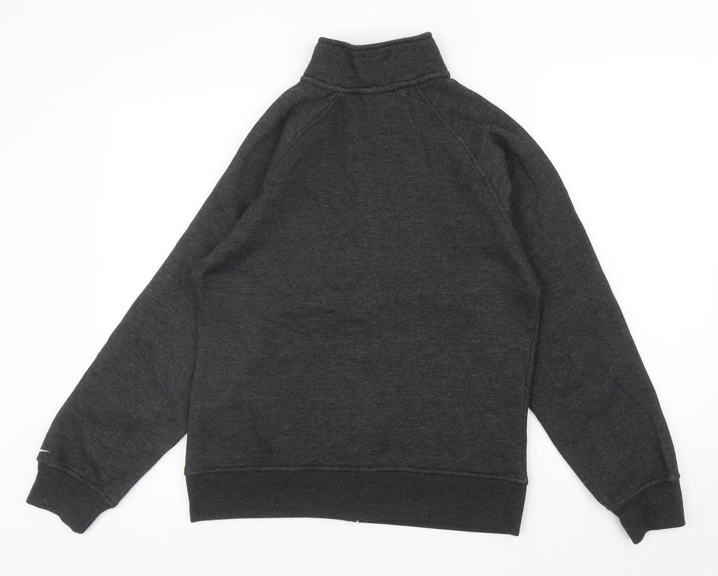 LA Gear Womens Grey Cotton Full Zip Sweatshirt Size 10 Zip
