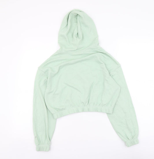 H&M Girls Green Cotton Pullover Hoodie Size 11-12 Years Pullover - California