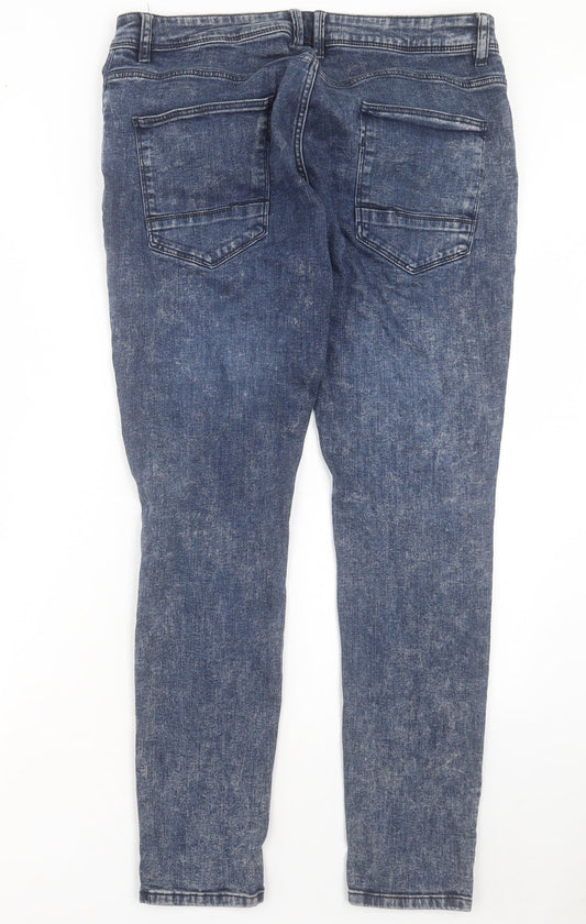 Esprit Womens Blue Cotton Skinny Jeans Size 36 in L30 in Regular Button
