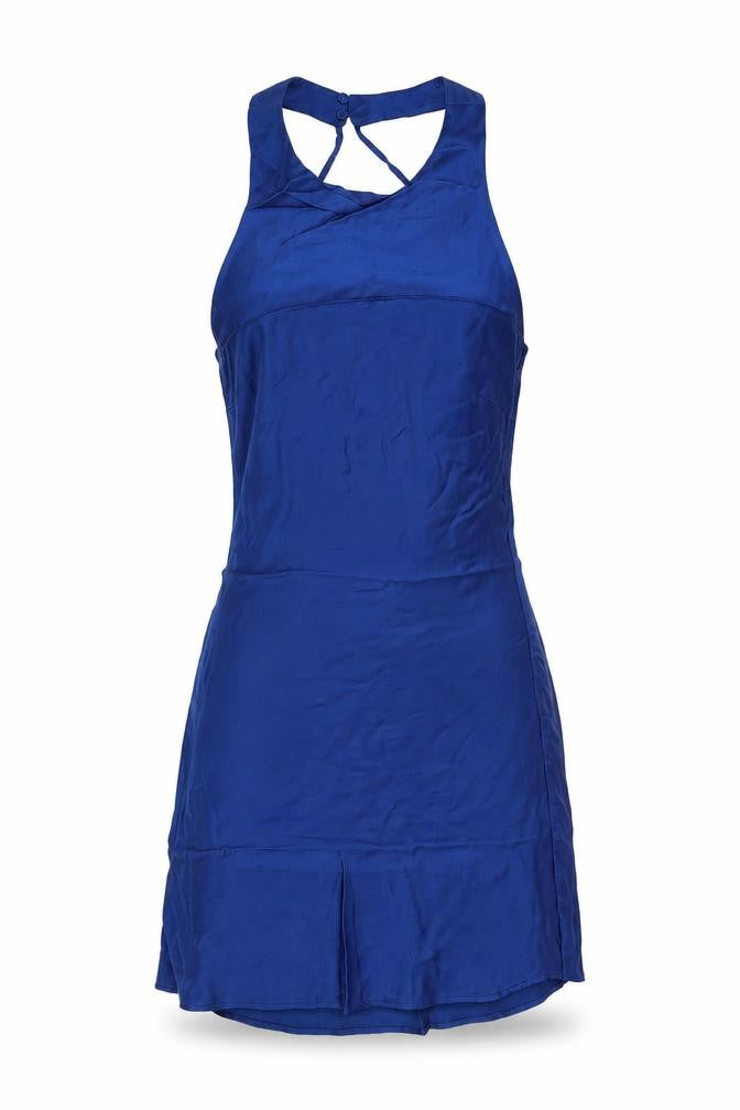 Zara Womens Blue Polyester Mini Size XS Halter Pullover