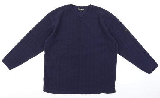 Nx sport Mens Blue Polyester Pullover Sweatshirt Size M
