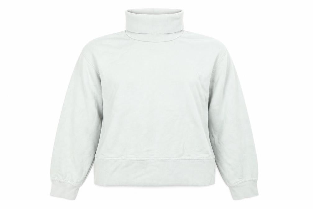 Zara Womens Green Cotton Pullover Sweatshirt Size S Pullover