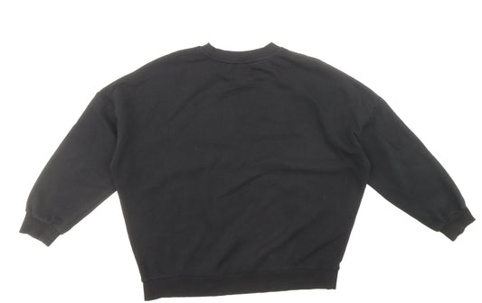 George Womens Black Cotton Pullover Sweatshirt Size L Pullover - Bling