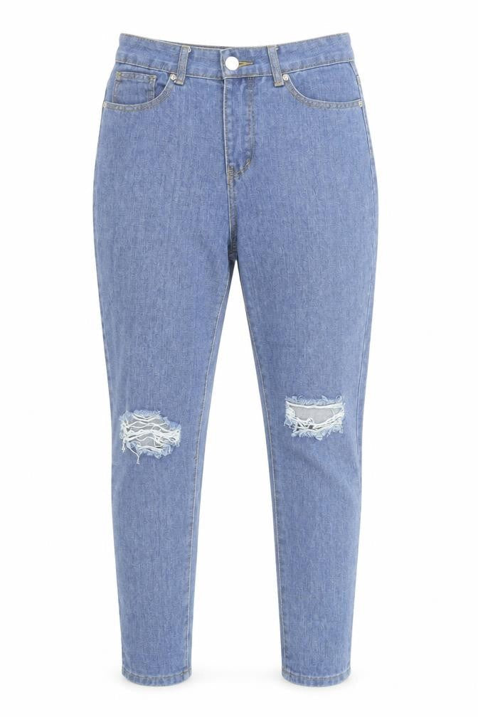 Boohoo Womens Blue Cotton Skinny Jeans Size 10 L29 in Regular Zip