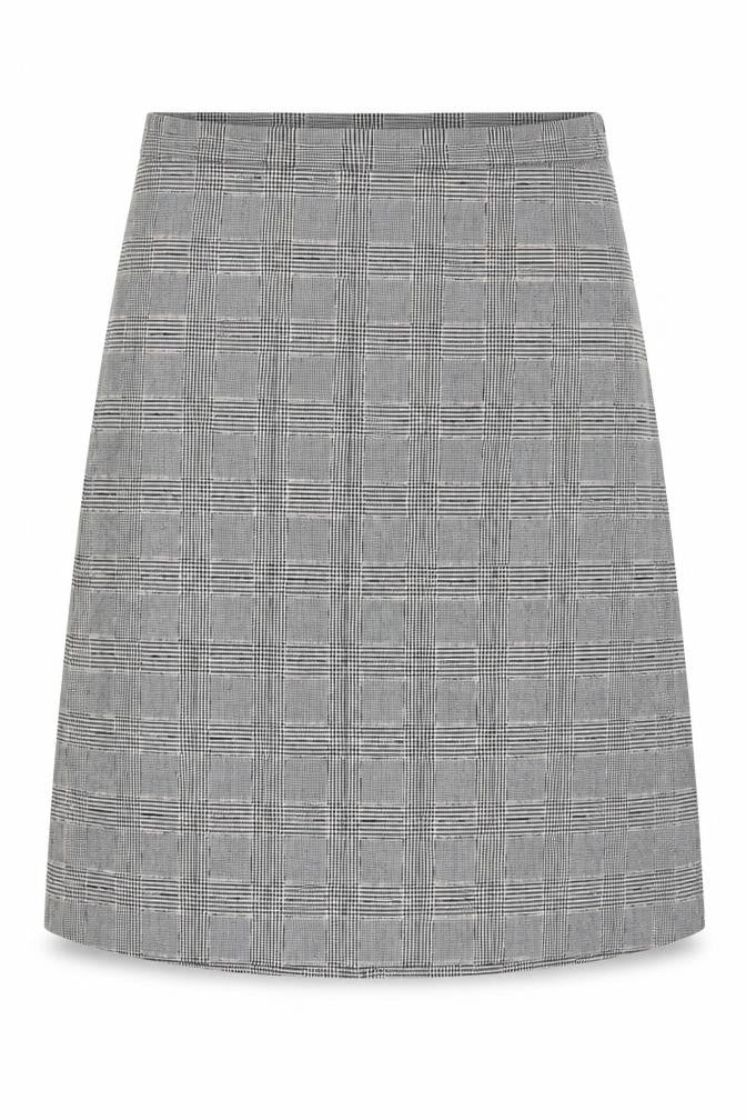 Classics Womens Multicoloured Plaid Polyester A-Line Skirt Size 34 in