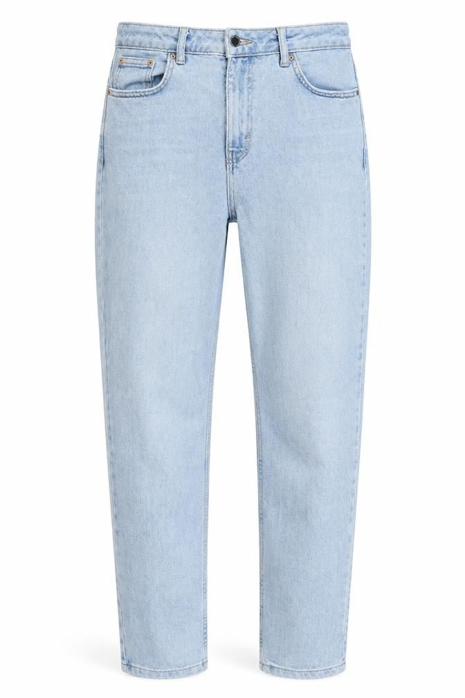 Topshop Mens Blue Cotton Straight Jeans Size 30 in L32 in Regular Zip