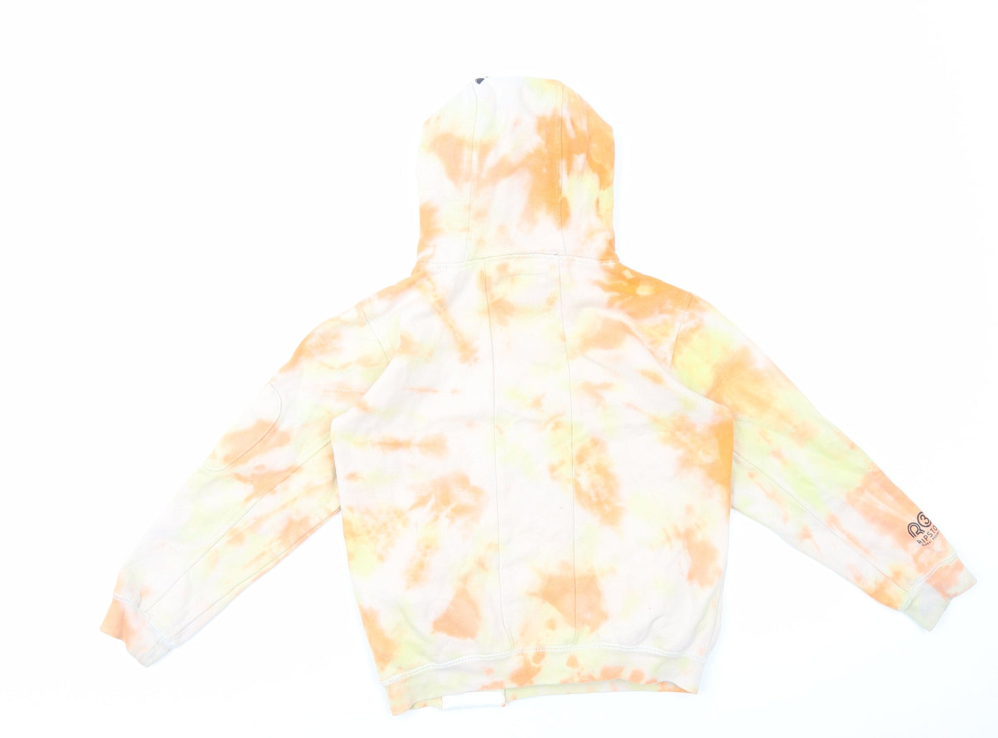 Ripstop Boys Orange Cotton Pullover Hoodie Size M Pullover - Tie Dye