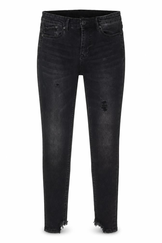 Stradivarius Womens Black Cotton Skinny Jeans Size 6 L28 in Regular Zip