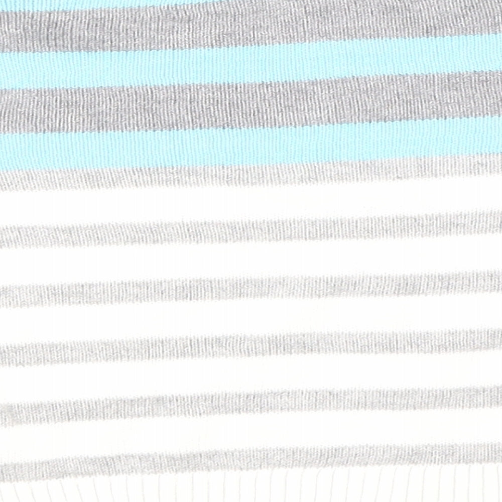 Gap Boys Multicoloured Round Neck Striped 100% Cotton Pullover Jumper Size 3XL Pullover