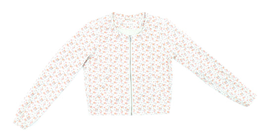 ICHI Womens Multicoloured Floral Jacket Size XS Zip