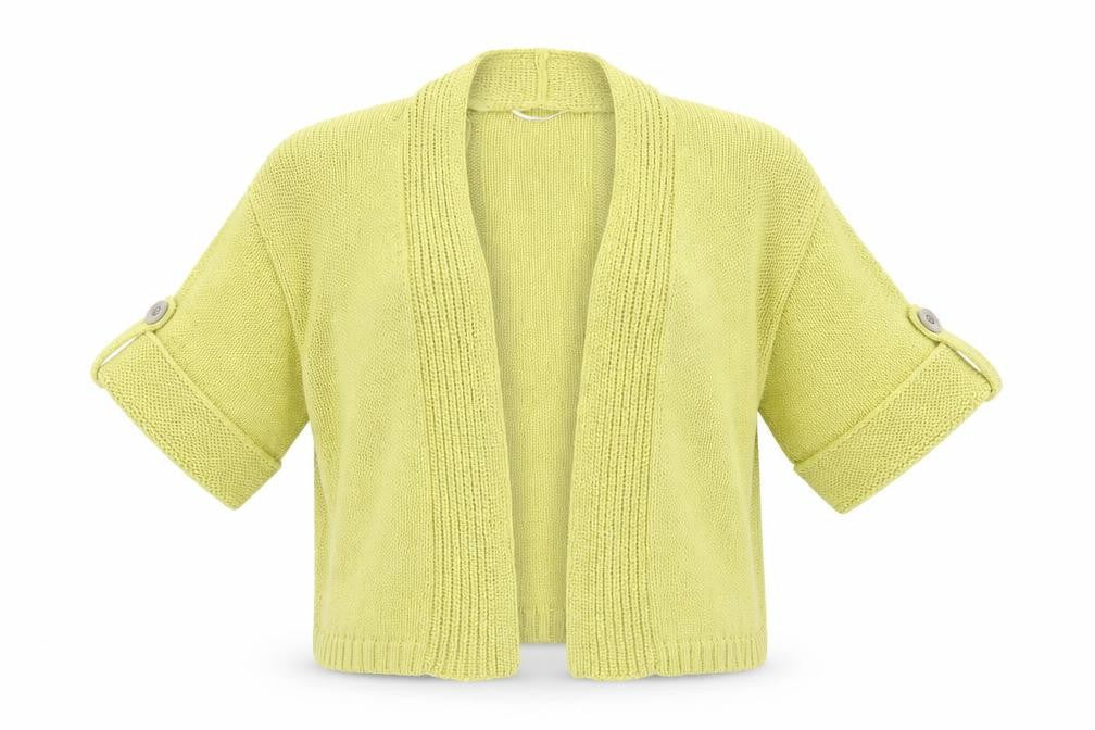 Marks and Spencer Womens Green V-Neck Acrylic Cardigan Jumper Size 10