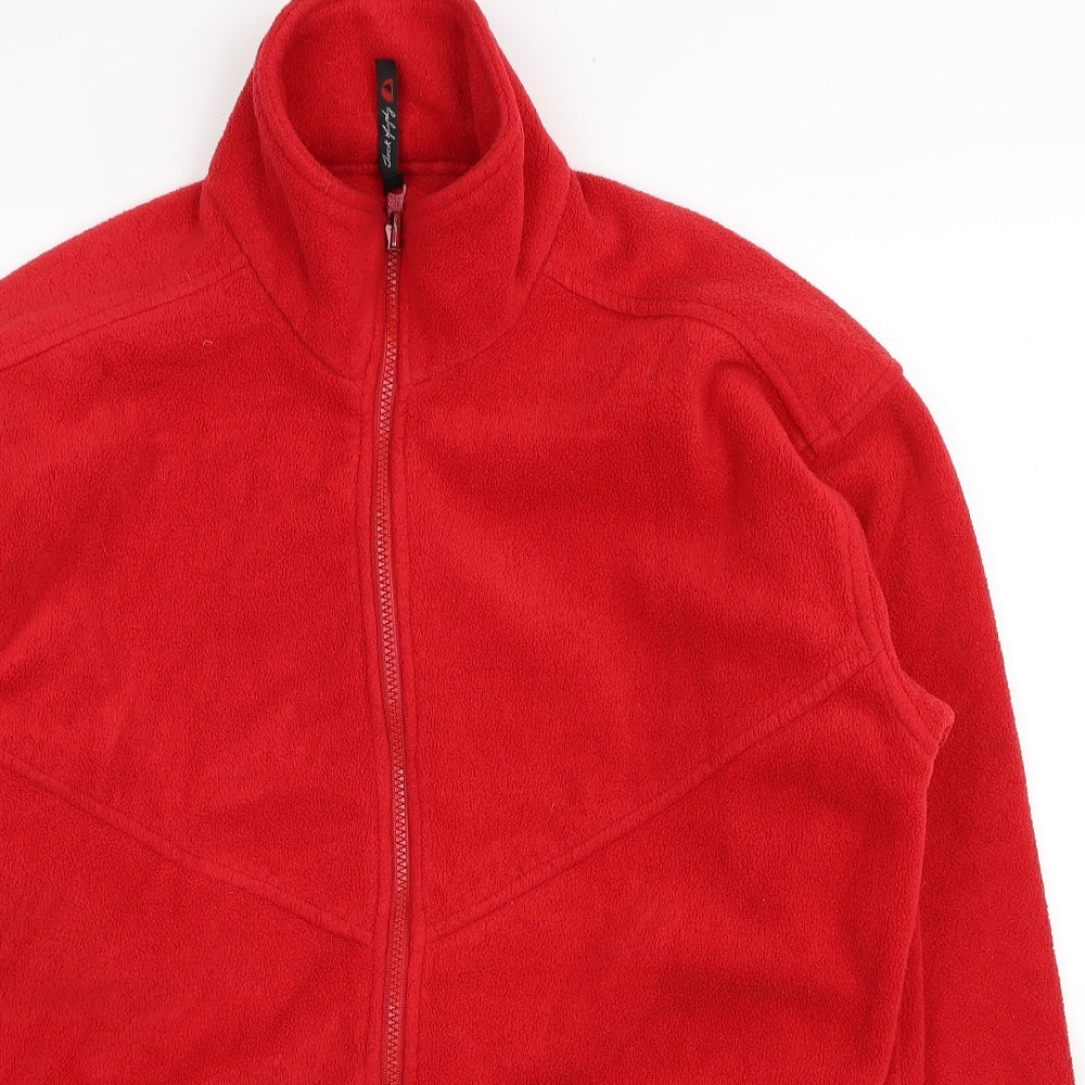 Jack Murphy Womens Red Jacket Size L Zip