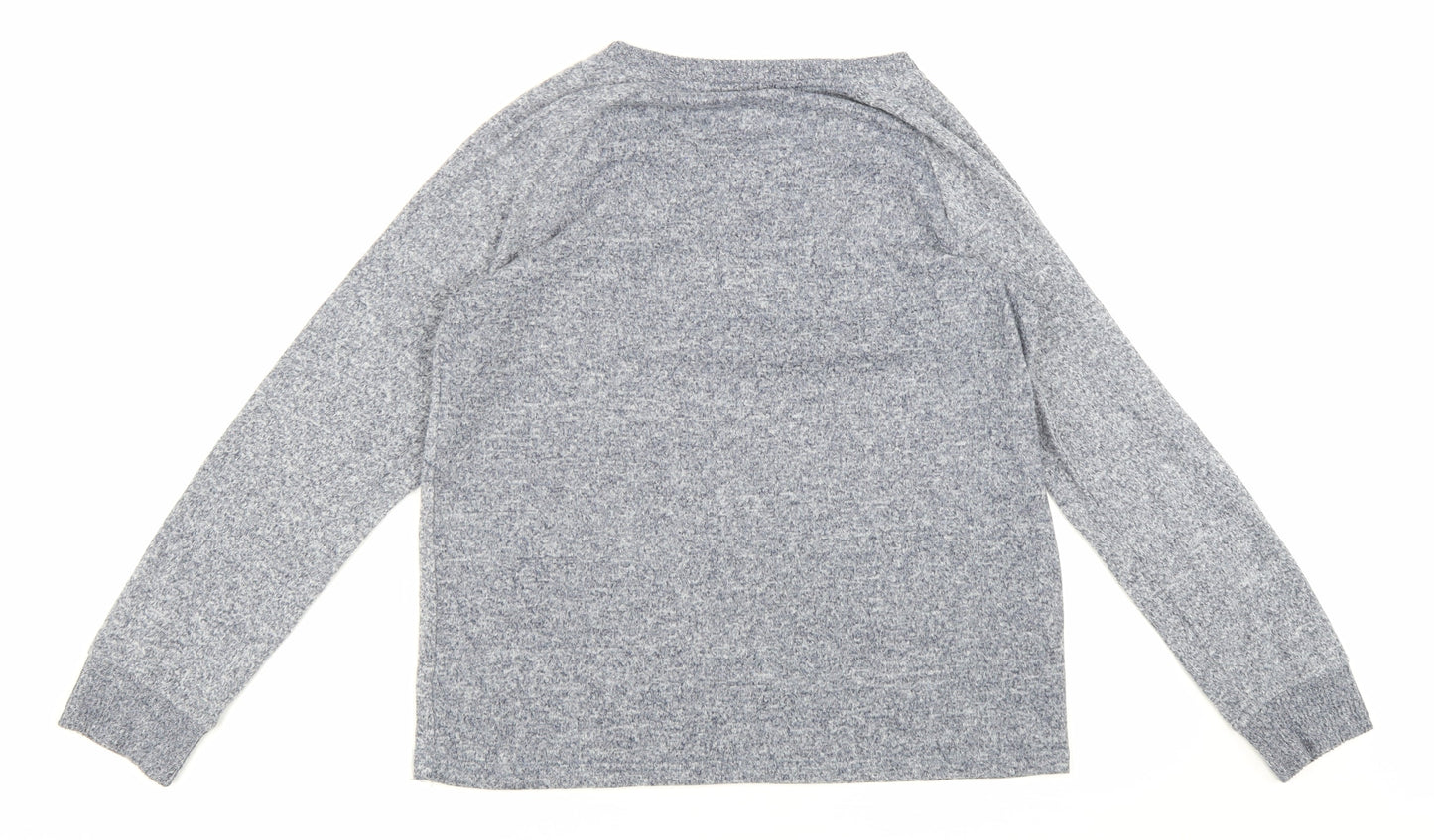 Love the Lounge Womens Blue Polyester Basic Tank Size M Crew Neck