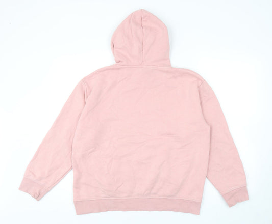 Umbro Womens Pink Cotton Pullover Hoodie Size XS Pullover