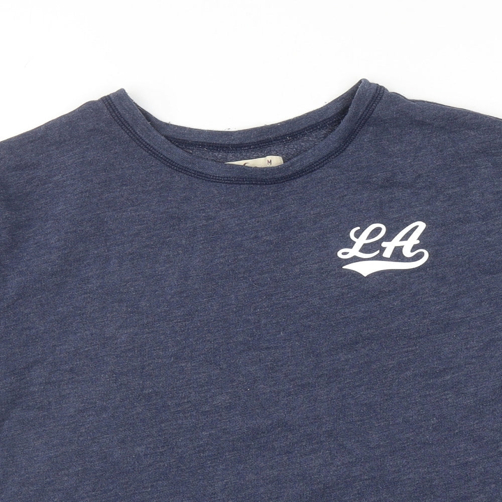 Hollister Womens Blue Cotton Pullover Sweatshirt Size M Pullover - LA