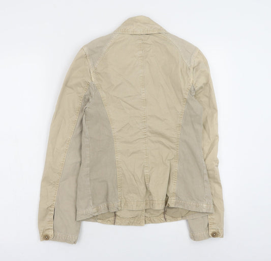 Timberland Womens Beige Jacket Size 8 Button