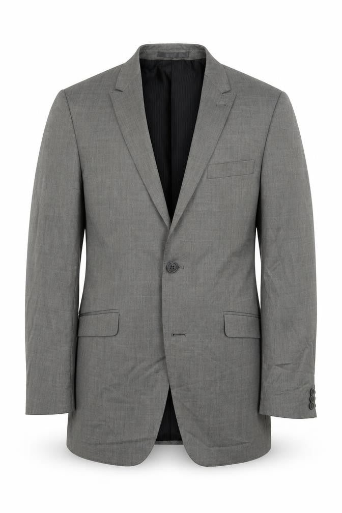 topma Mens Grey Polyester Jacket Blazer Size 40