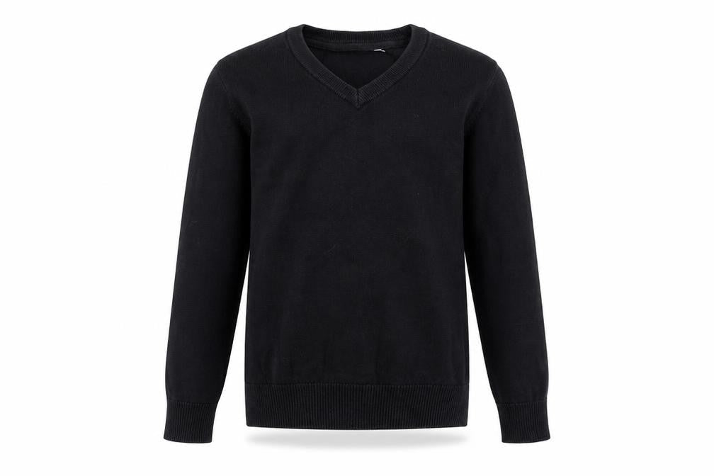 Marks & Spencer Boys Black 100% Cotton Pullover Sweatshirt Size 9-10 Years Pullover