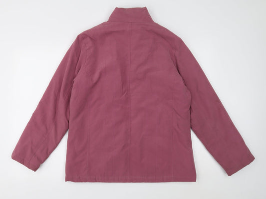 EWM Womens Purple Jacket Size 12 Zip