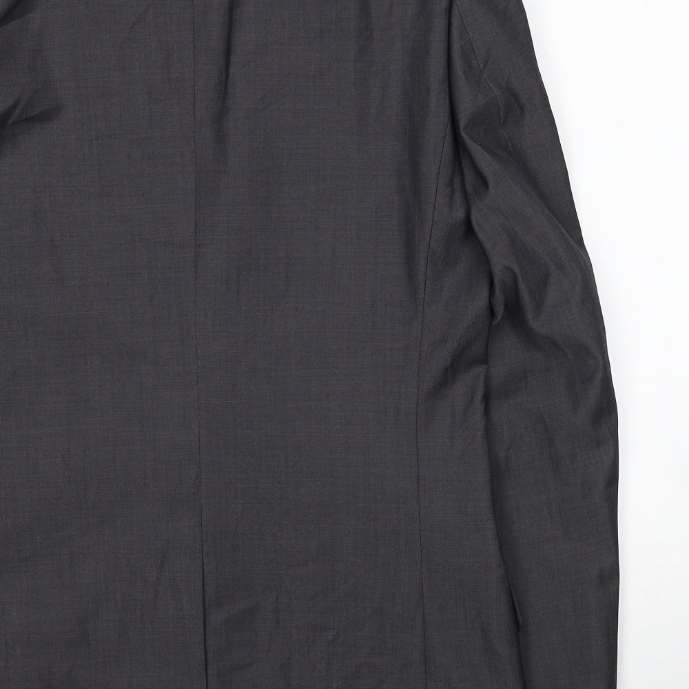 Marks and Spencer Mens Grey Polyester Jacket Blazer Size M