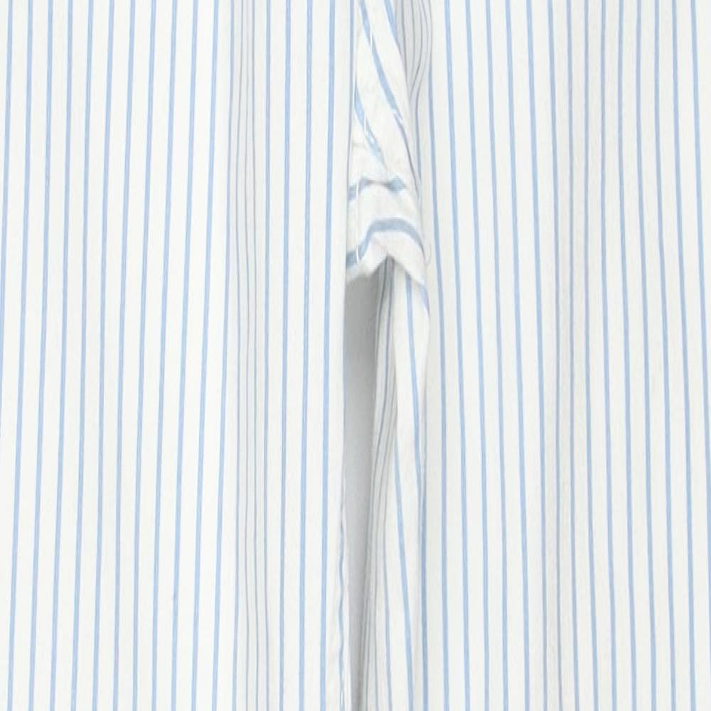 Stradivarius Womens Multicoloured Striped Cotton Skinny Jeans Size 8 Regular Zip