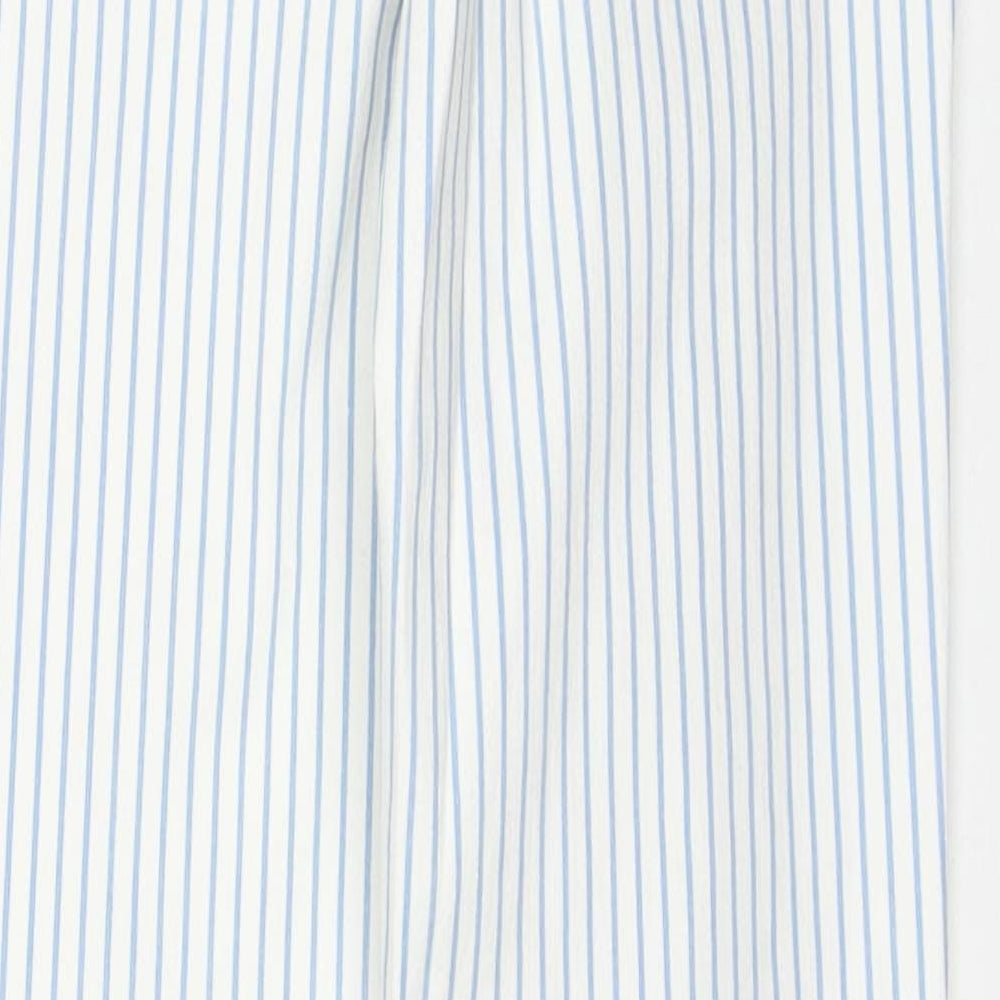 Stradivarius Womens Multicoloured Striped Cotton Skinny Jeans Size 8 Regular Zip