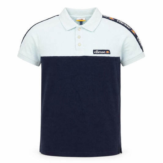 ellesse Boys Blue Cotton Basic Polo Size 10-11 Years Collared Button