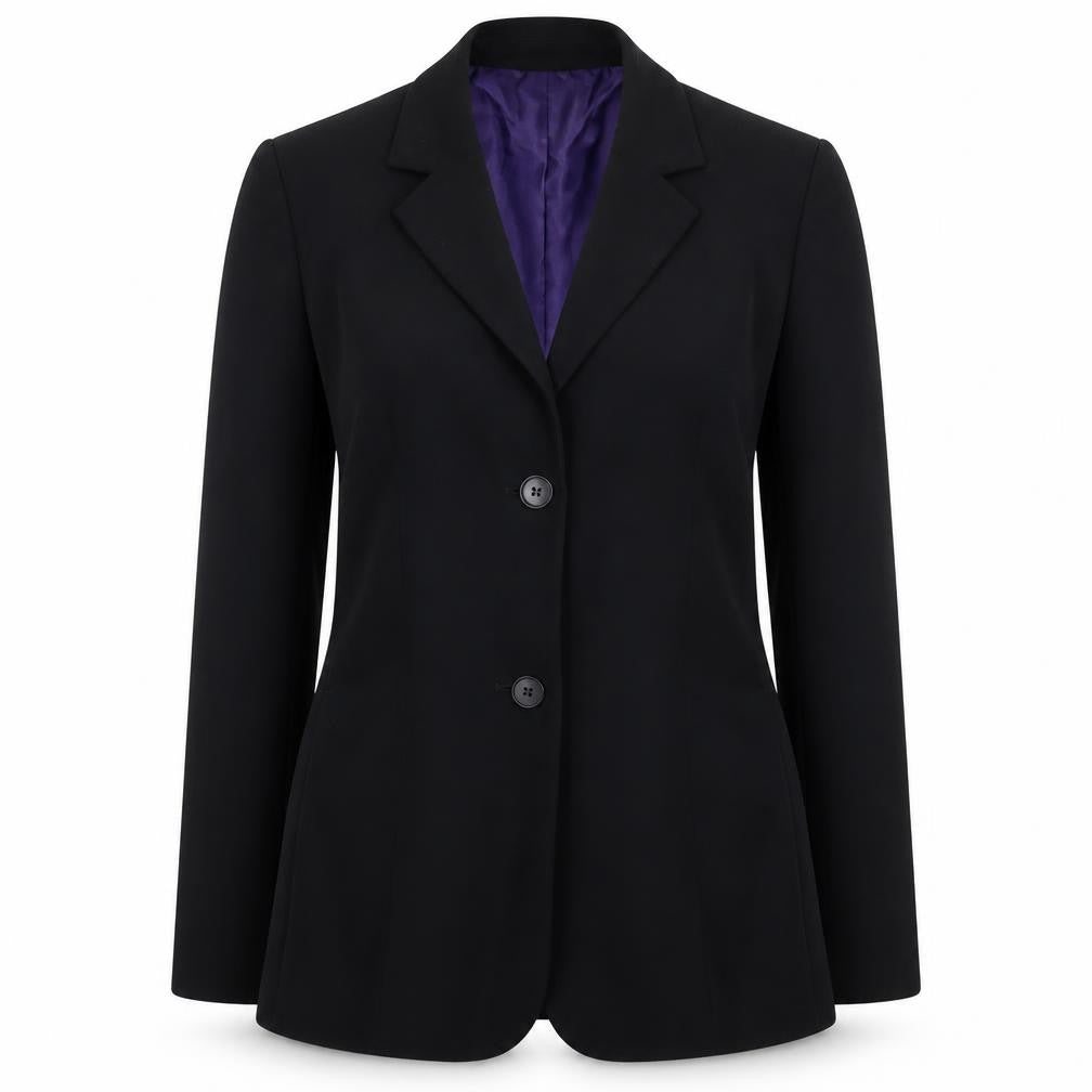 Marks and Spencer Womens Black Polyester Jacket Blazer Size 12