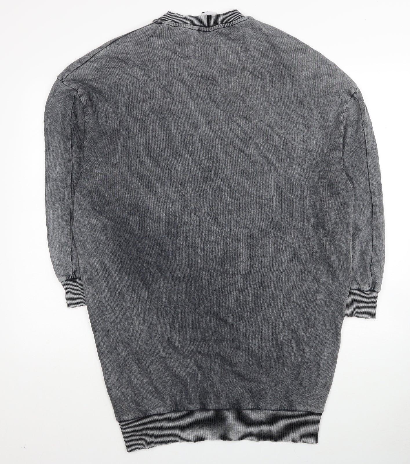 COLLUSION Womens Grey Cotton Pullover Sweatshirt Size 8 Pullover