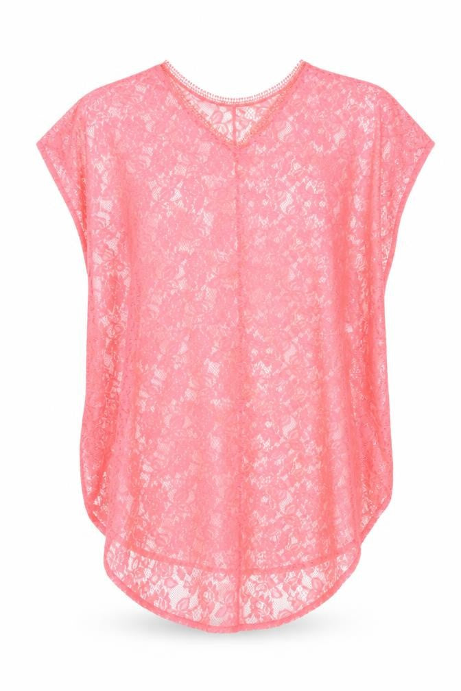 TU Womens Pink Polyester Cover Up Size S