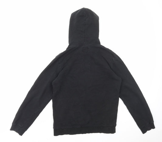 ONLY & SONS Mens Black Cotton Pullover Hoodie Size S