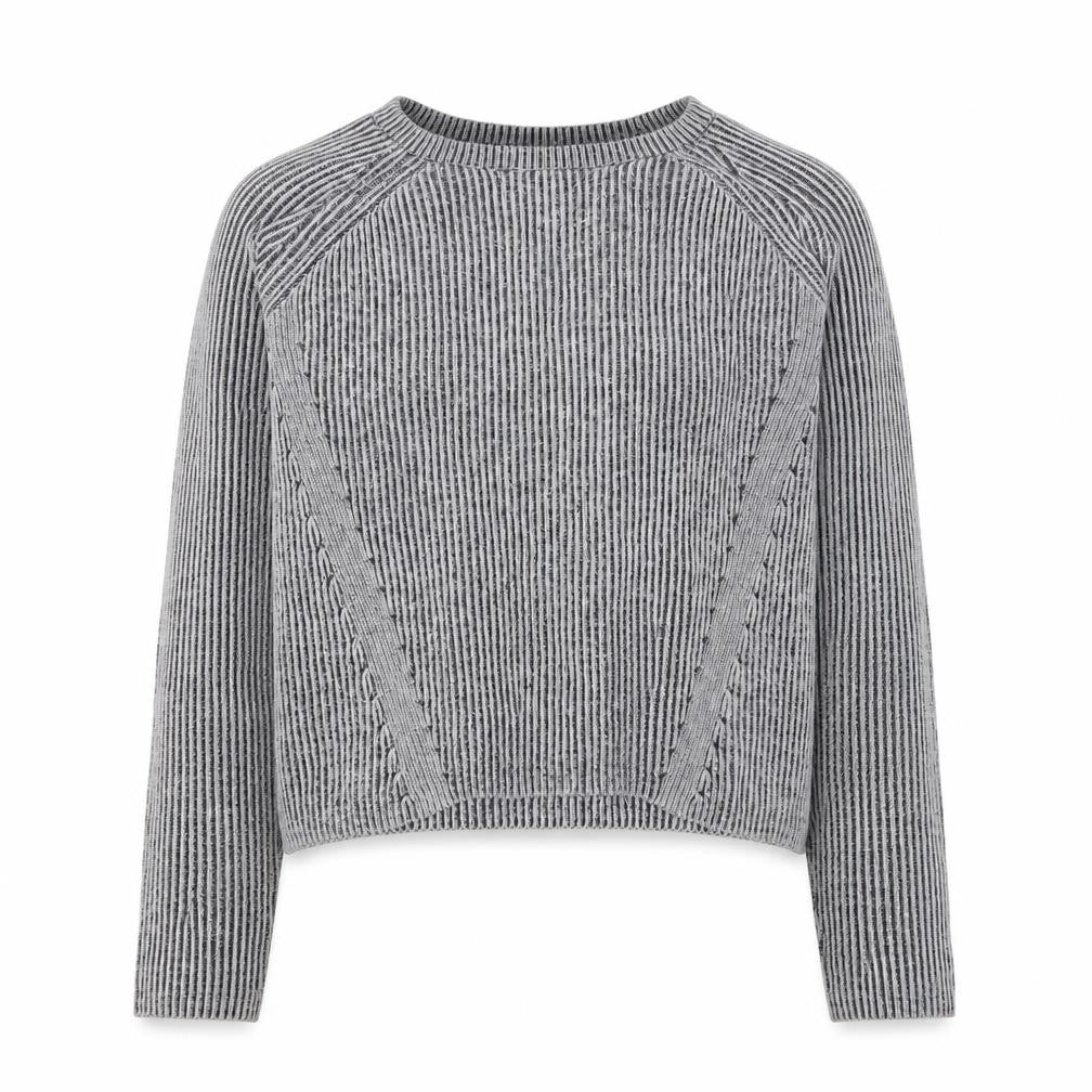 Womens UK 8 Regular Jack Wills Grey Pullover Tight-Knit