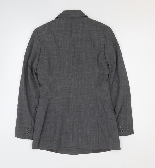 Mexx Womens Grey Polyester Jacket Suit Jacket Size 8