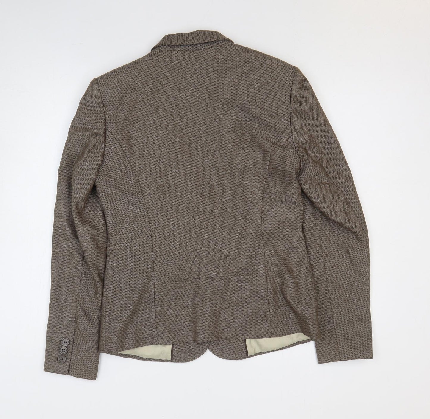 NEXT Womens Brown Jacket Size 10 Button