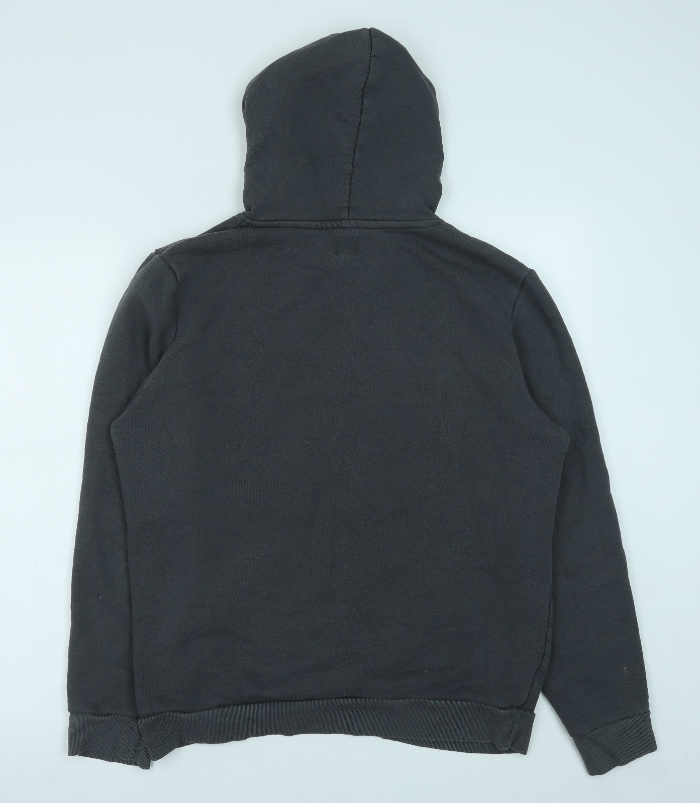River Island Womens Grey Cotton Pullover Hoodie Size M Pullover