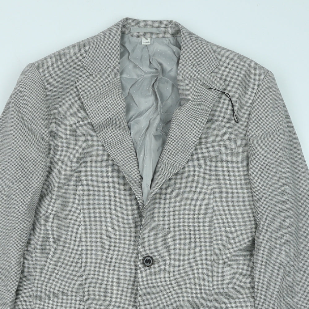 Marks and Spencer Mens Grey Polyester Jacket Blazer Size 36