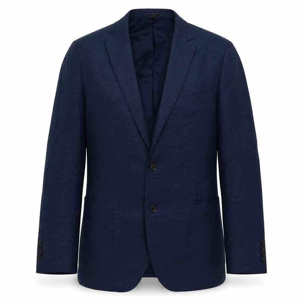 Marks and Spencer Mens Blue Polyester Jacket Suit Jacket Size 42