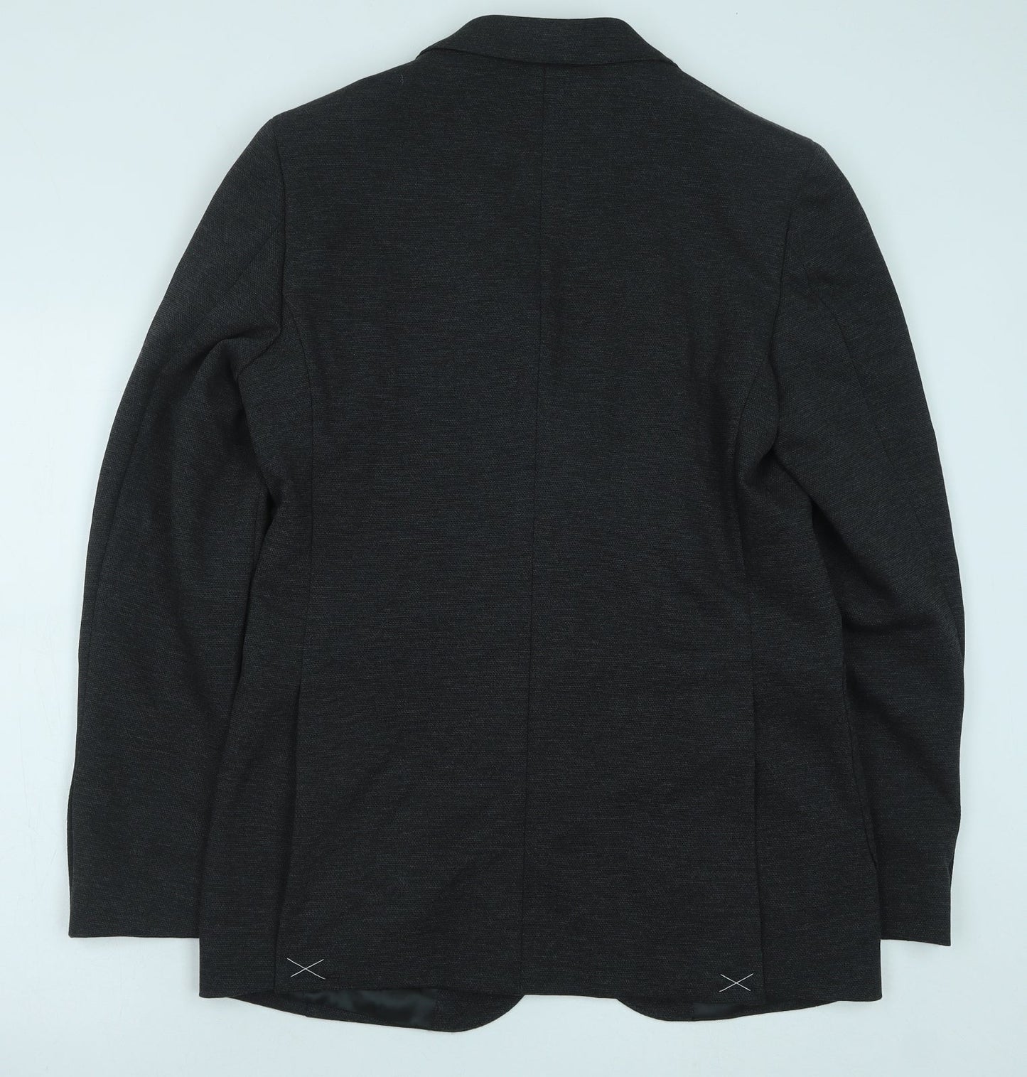 Marks and Spencer Mens Grey Polyester Jacket Suit Jacket Size 38