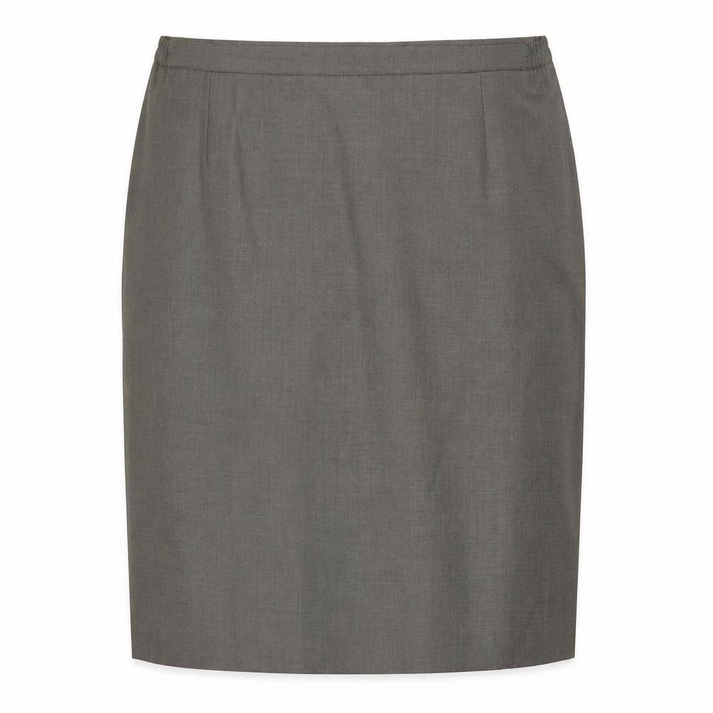 Preworn Womens Brown Viscose Straight & Pencil Skirt Size 40 Zip