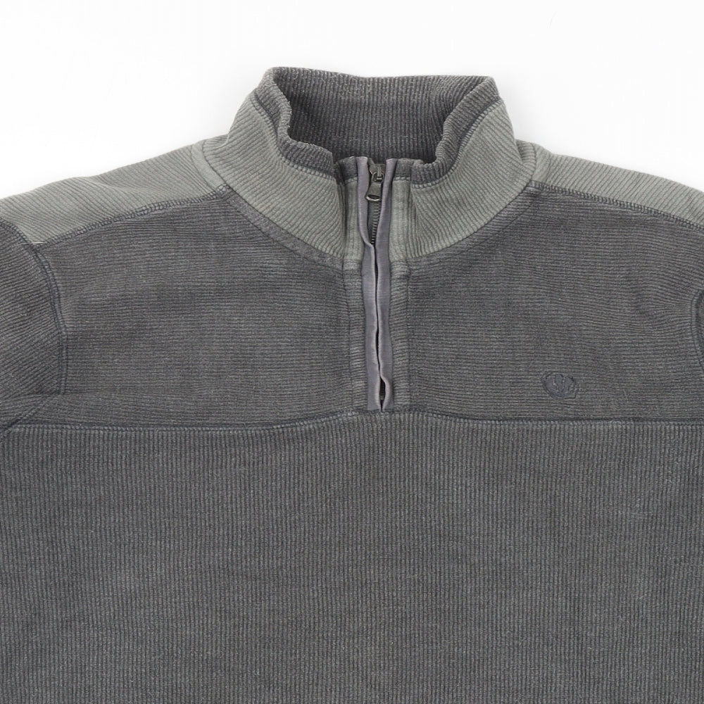 Fat Face Mens Grey Cotton Pullover Sweatshirt Size M