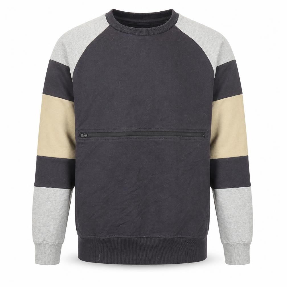 Genetic Apparel Mens Multicoloured Cotton Pullover Sweatshirt Size M