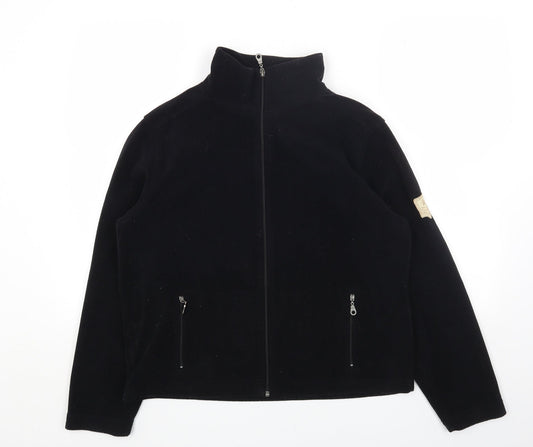 Street One Womens Black Jacket Size 14 Zip